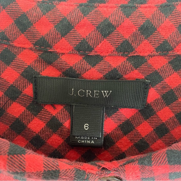 J Crew flannel shirt - Picture 5 of 6